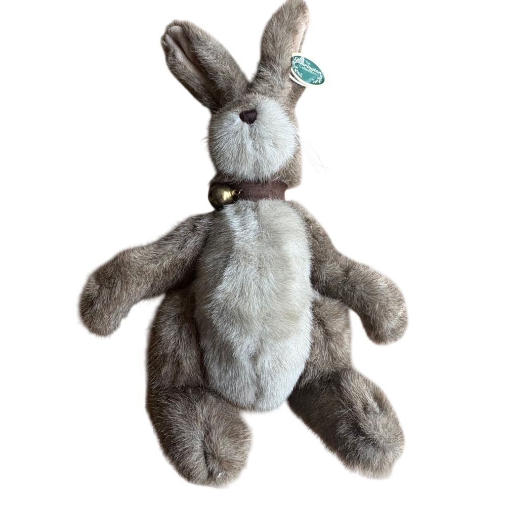 NWT Bearington Collection Patches 4118 Ltd Plush Bunny Rabbit‎ Brown 14" Easter